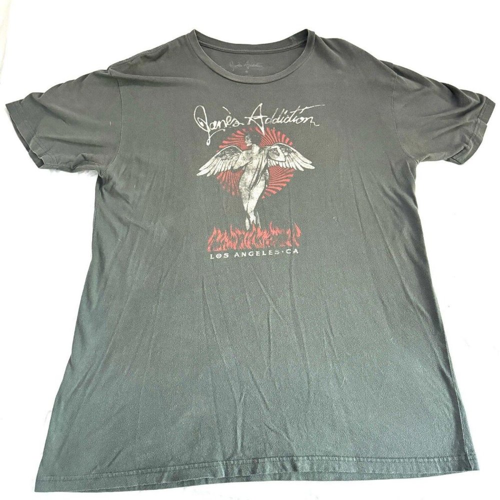 Janes Addiction Los Angeles California Gray T-Shirt  XL (Officially Licensed)